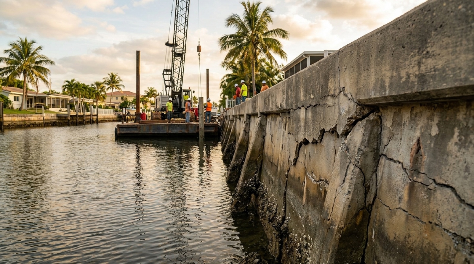 Seawall Repair vs. Replacement: How to Know Which One You Need